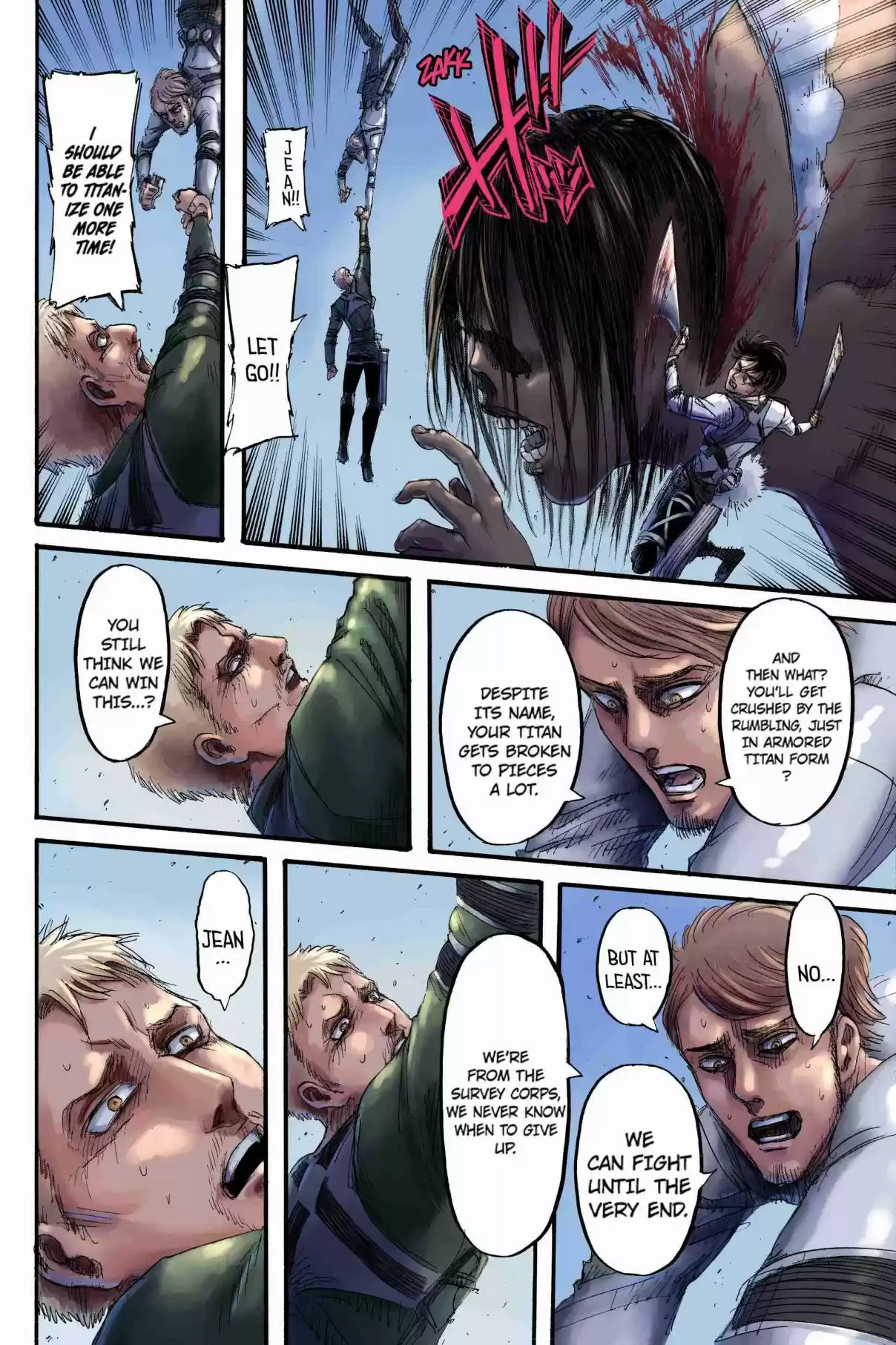 Shingeki no Kyojin (Fan Colored) Vol. 34 Ch. 135 Battle Of Heaven And Earth