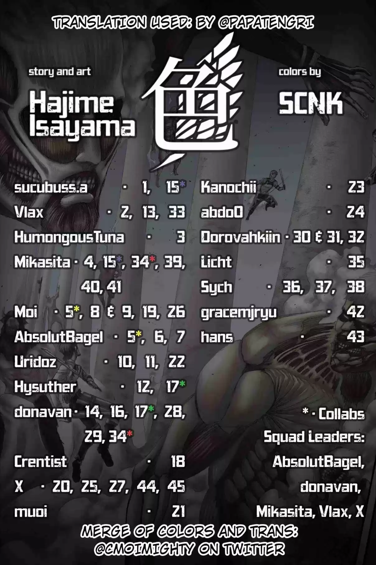 Shingeki no Kyojin (Fan Colored) Vol. 34 Ch. 135 Battle Of Heaven And Earth