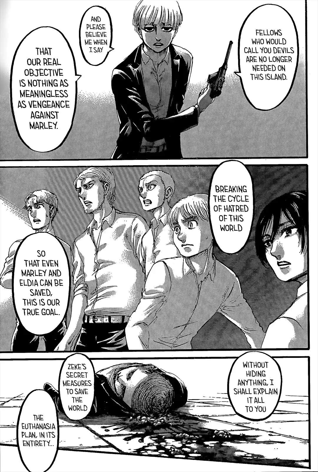 Shingeki no Kyojin Vol. 29 Ch. 116 Heaven and Earth