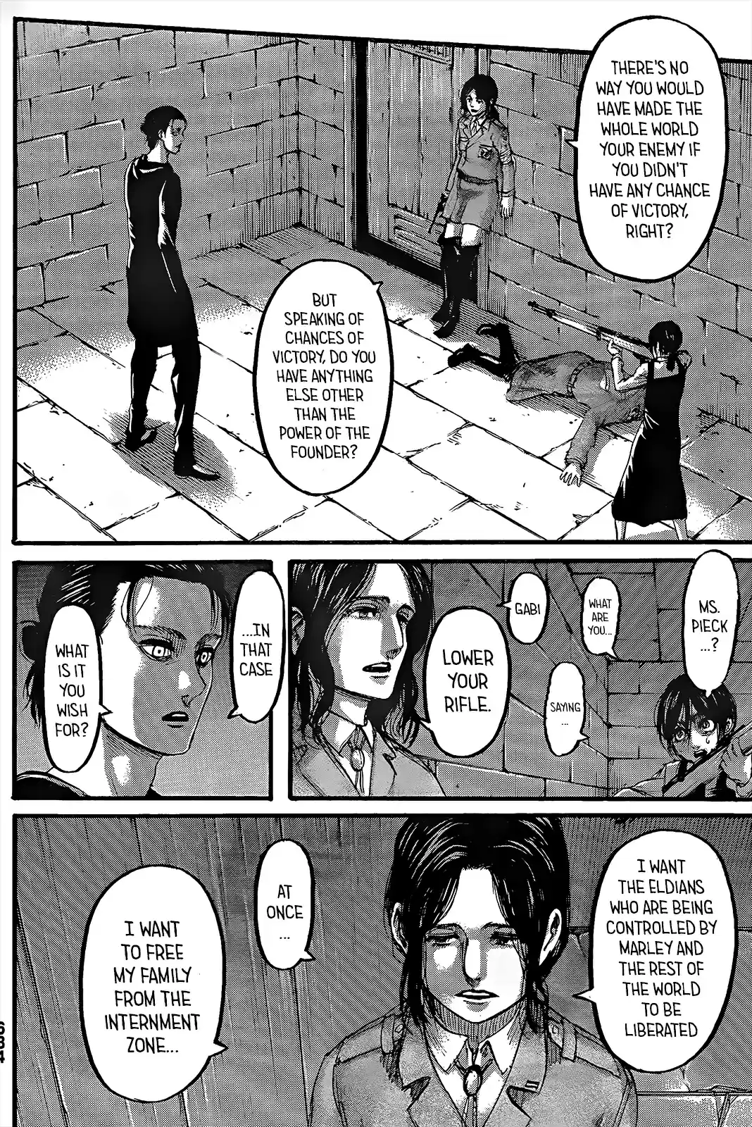 Shingeki no Kyojin Vol. 29 Ch. 116 Heaven and Earth