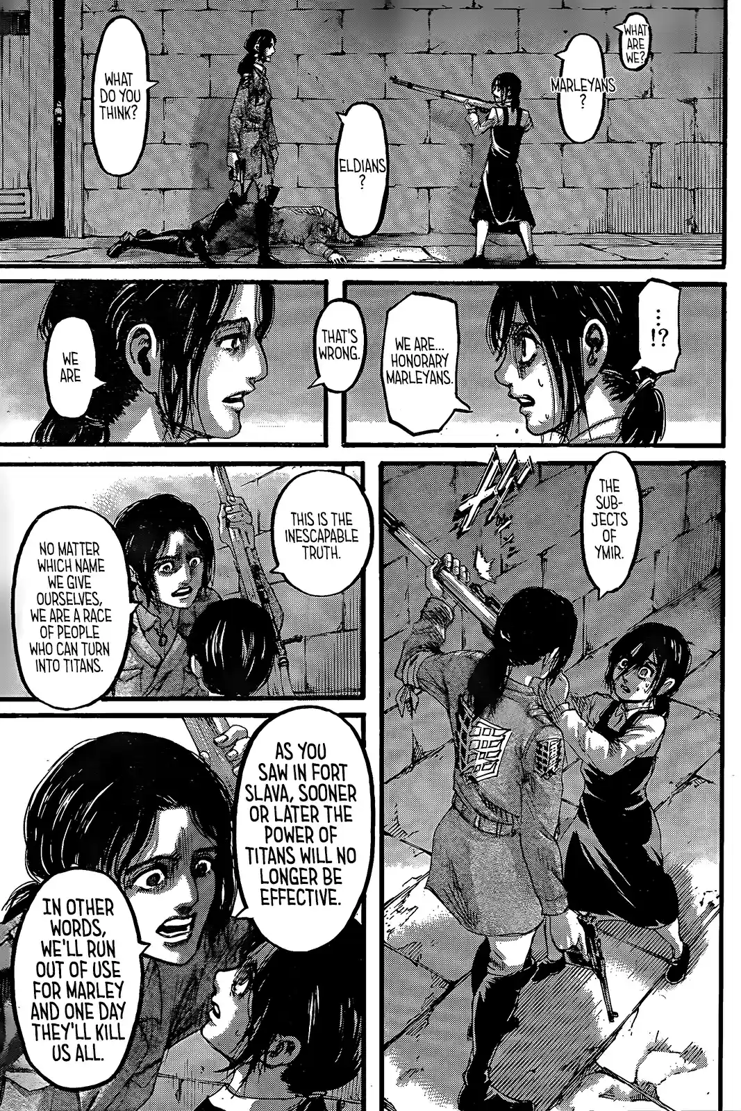 Shingeki no Kyojin Vol. 29 Ch. 116 Heaven and Earth
