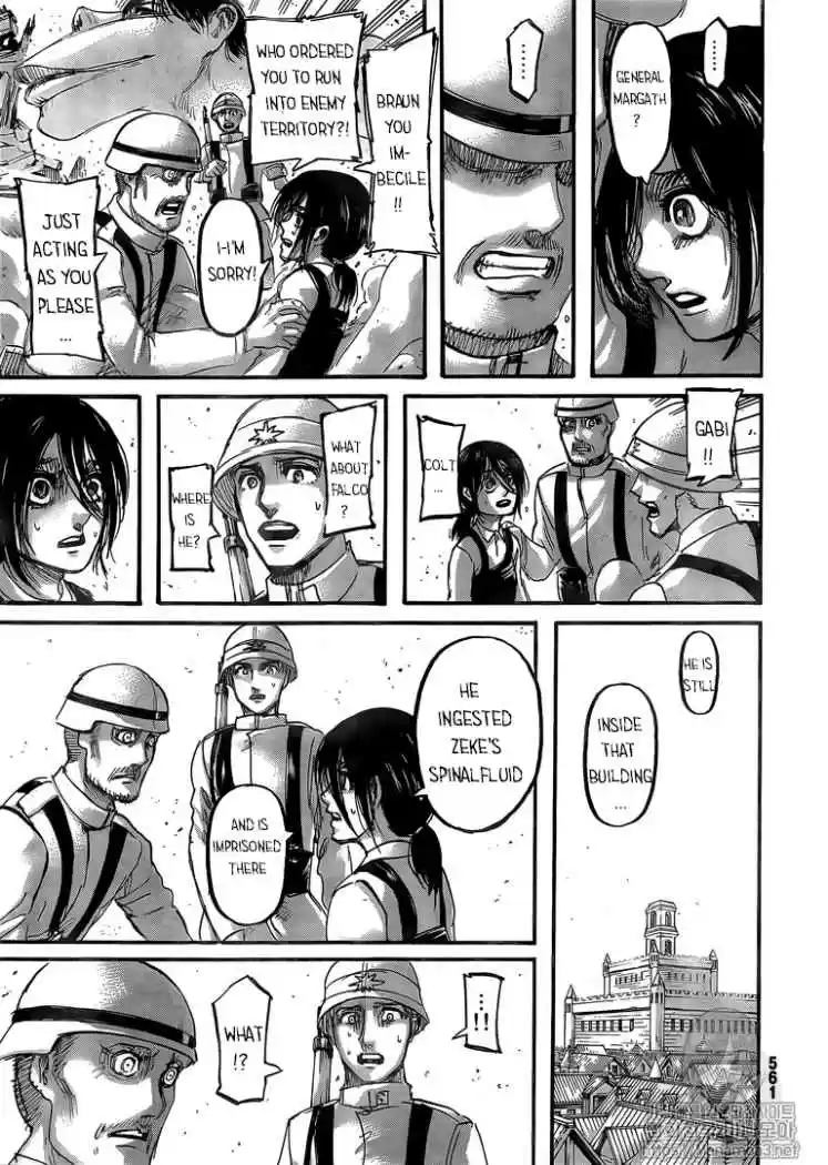 Shingeki no Kyojin Vol. 29 Ch. 117 Conviction