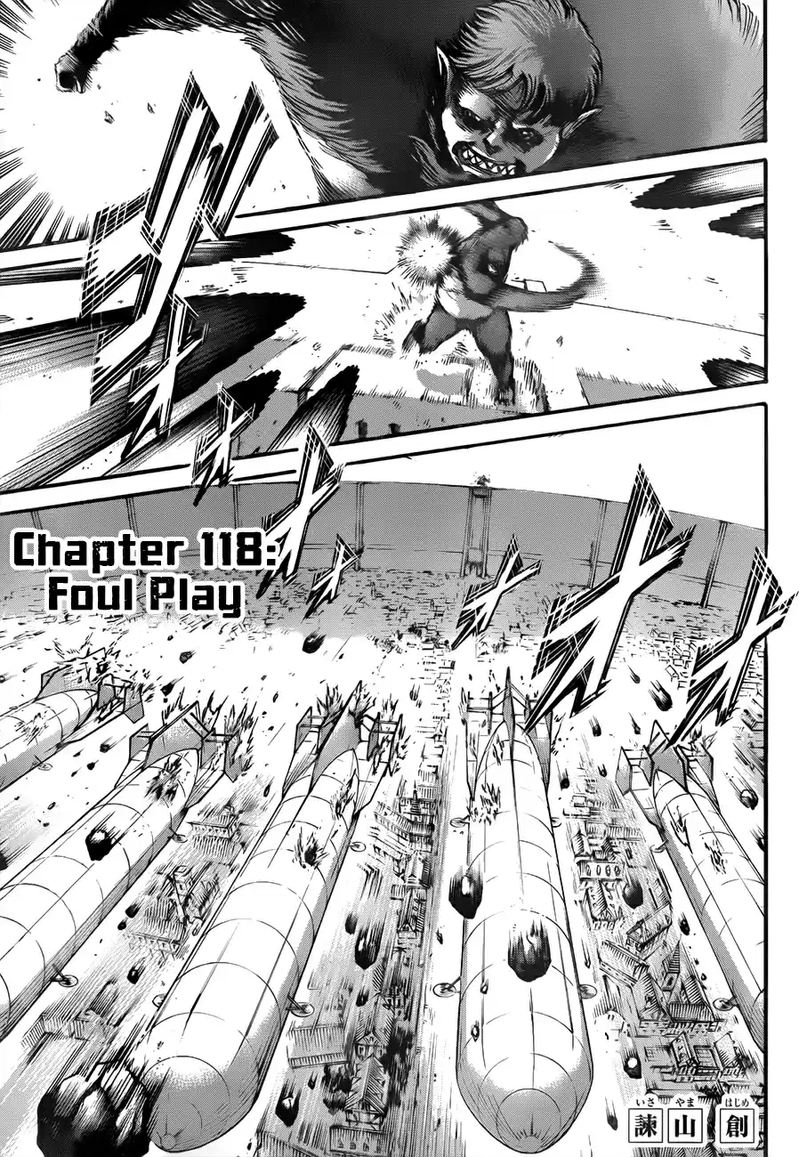 Shingeki no Kyojin Vol. 29 Ch. 118 Foul Play