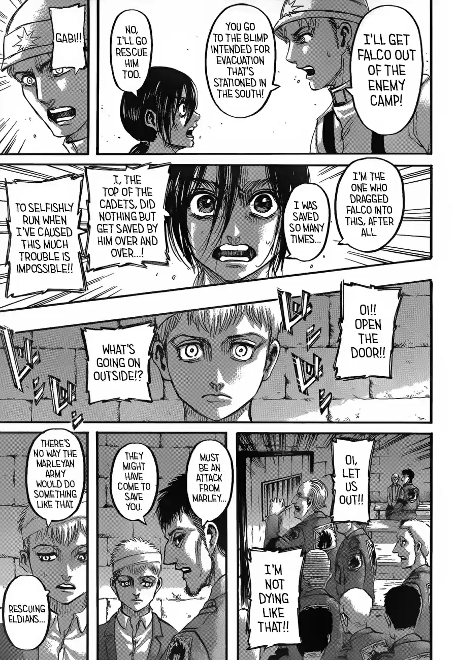 Shingeki no Kyojin Vol. 29 Ch. 118 Foul Play