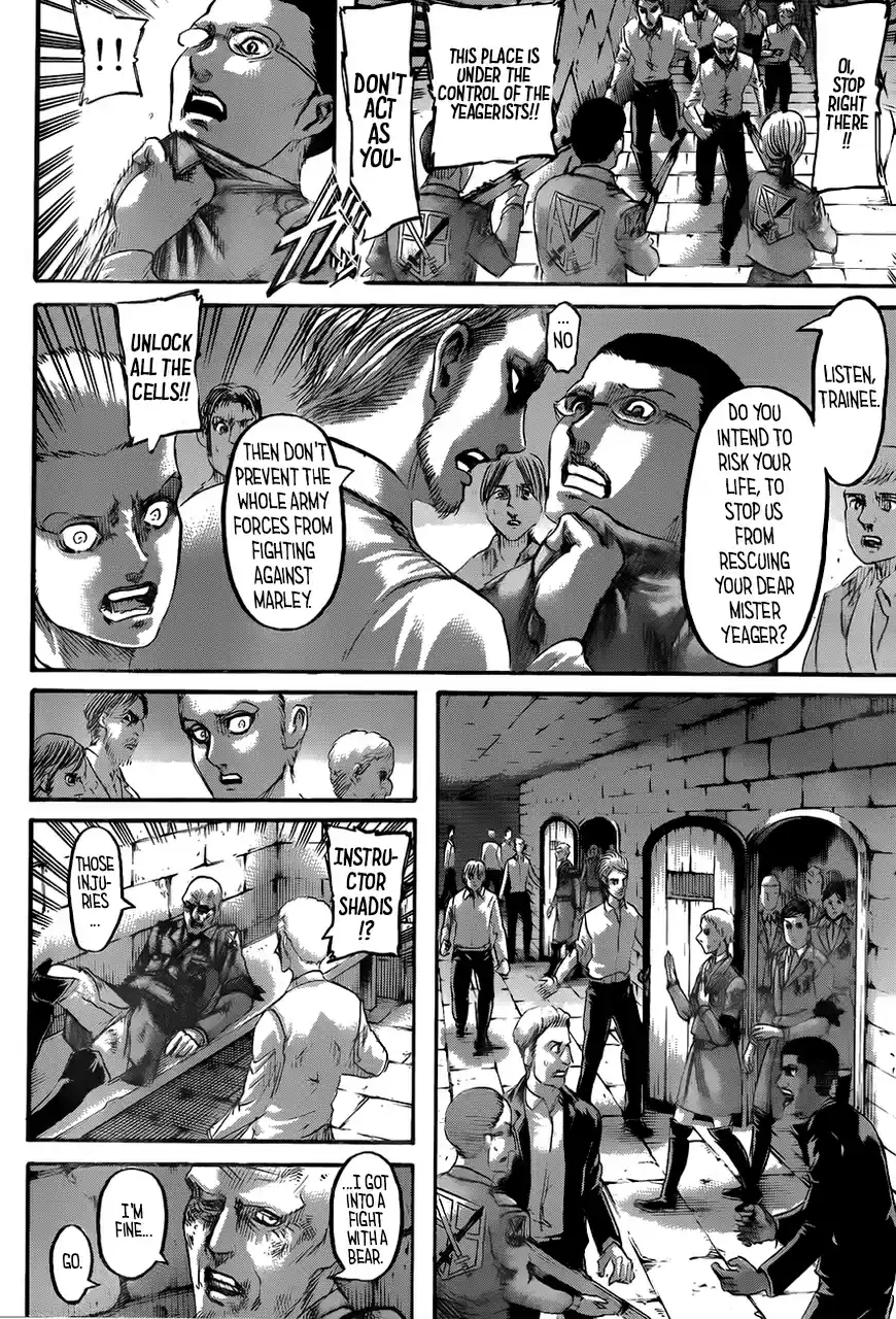 Shingeki no Kyojin Vol. 29 Ch. 118 Foul Play