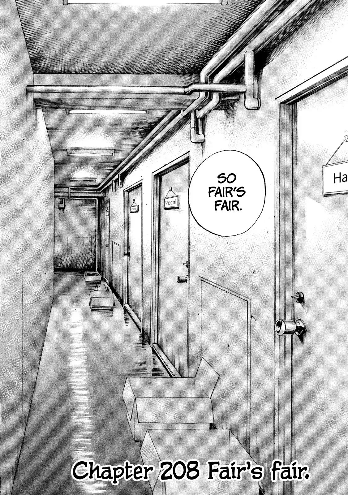 Shinjuku Swan Chapter 208: Fair's Fair