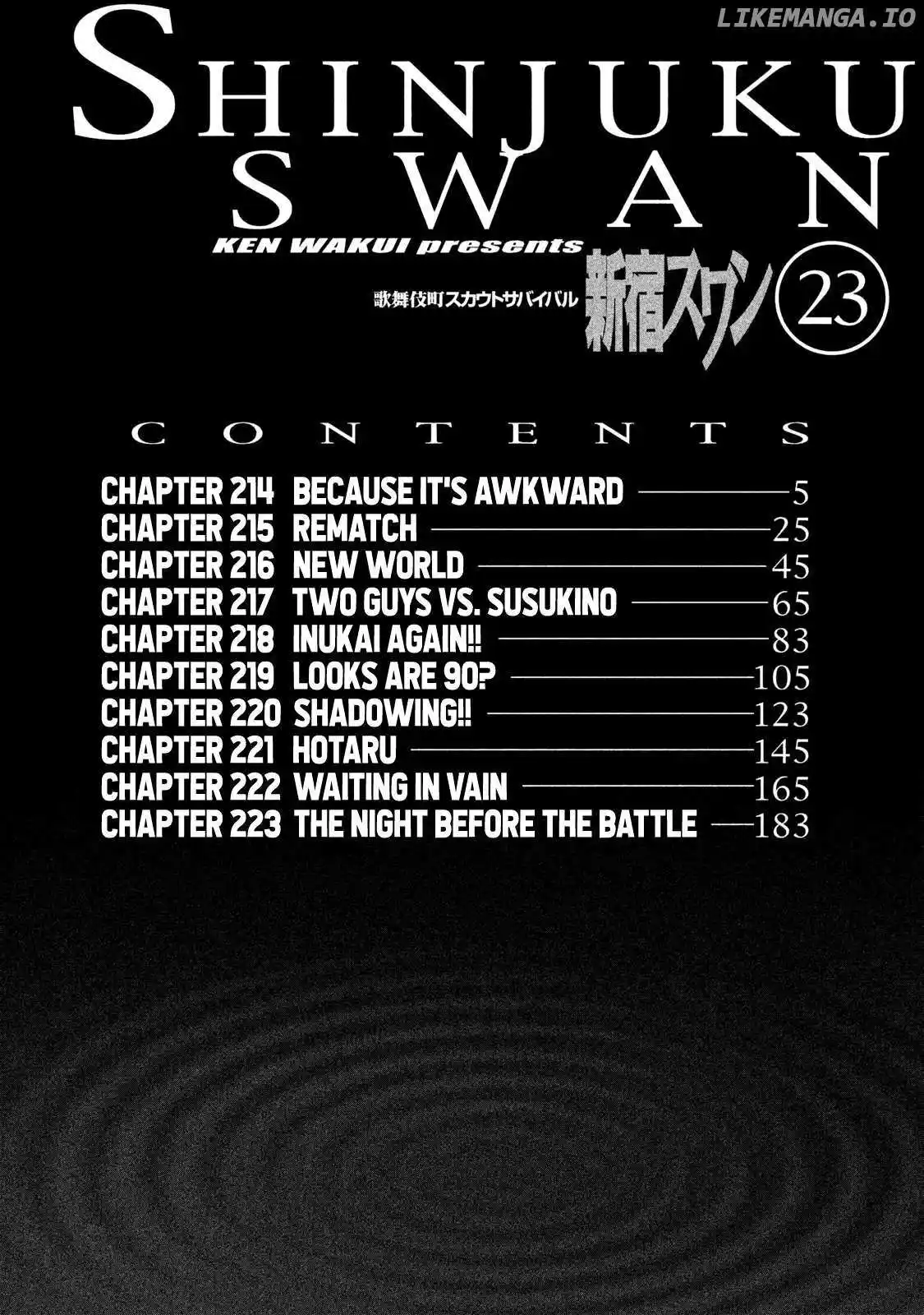 Shinjuku Swan Chapter 235