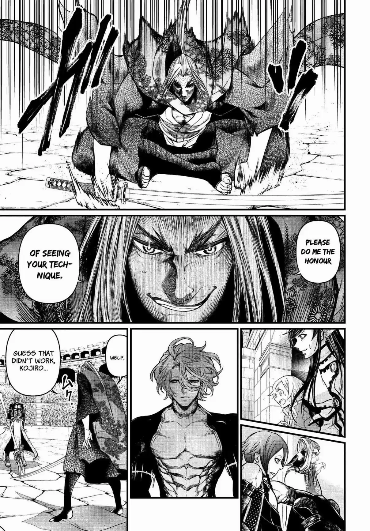 Shuumatsu no Valkyrie Vol. 4 Ch. 17 Secret Technique Tsubame Gaeshi