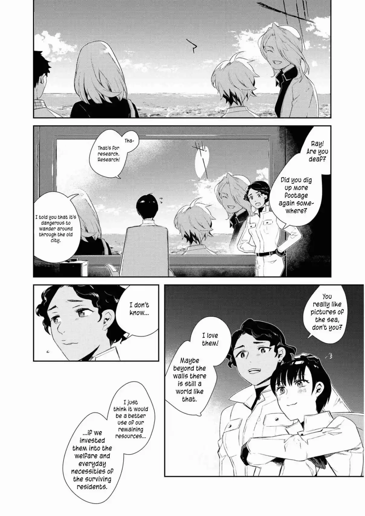 Shuumatsu Sekai Yuri Anthology Ch. 2 What Color is the Sea?