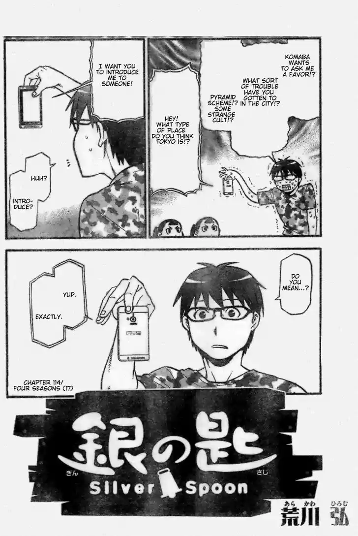 Silver Spoon 114