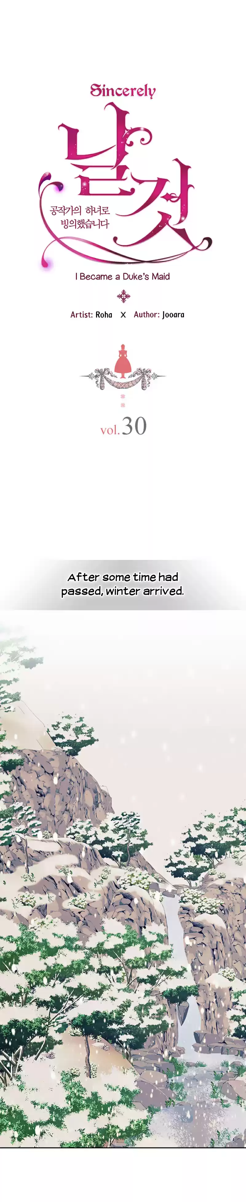 Sincerely: I Became a Duke's Maid Ch. 30