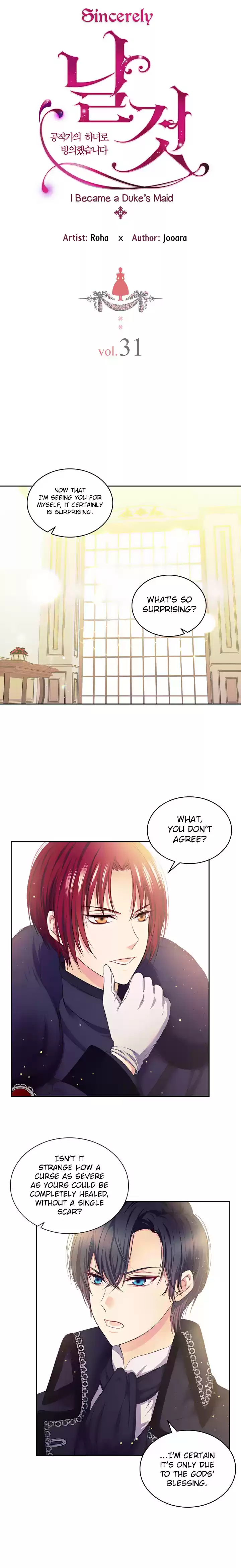 Sincerely: I Became a Duke's Maid Ch. 31