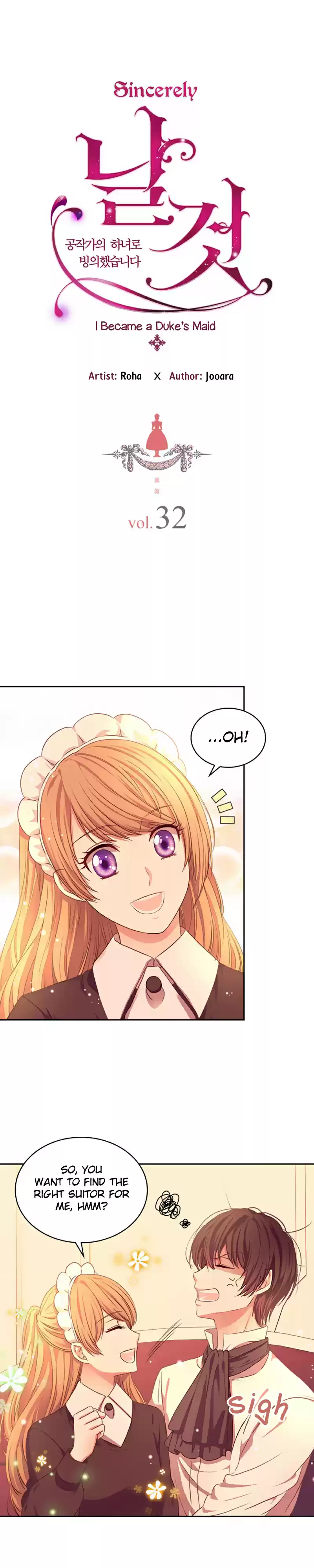 Sincerely: I Became a Duke's Maid Ch. 32