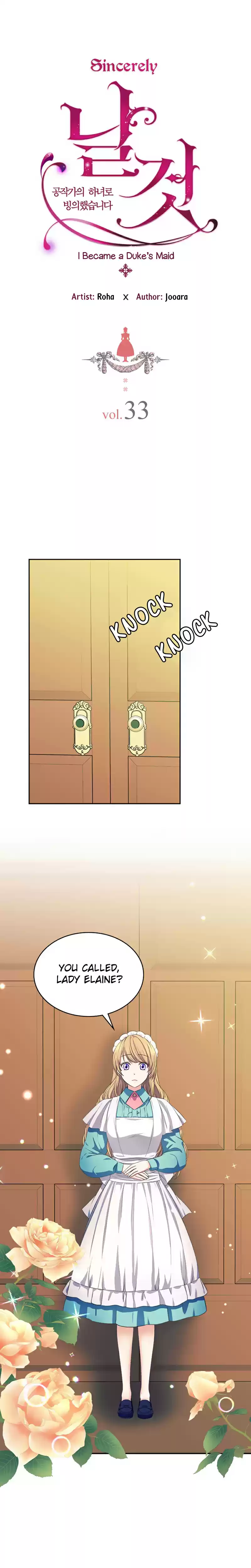 Sincerely: I Became a Duke's Maid Ch. 33