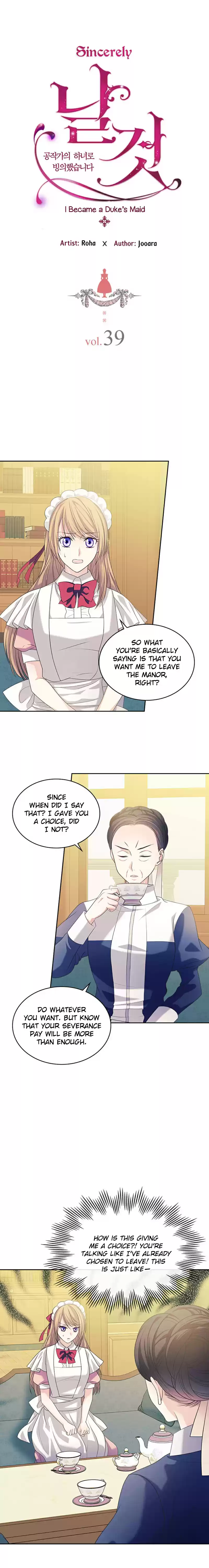 Sincerely: I Became a Duke's Maid Ch. 39