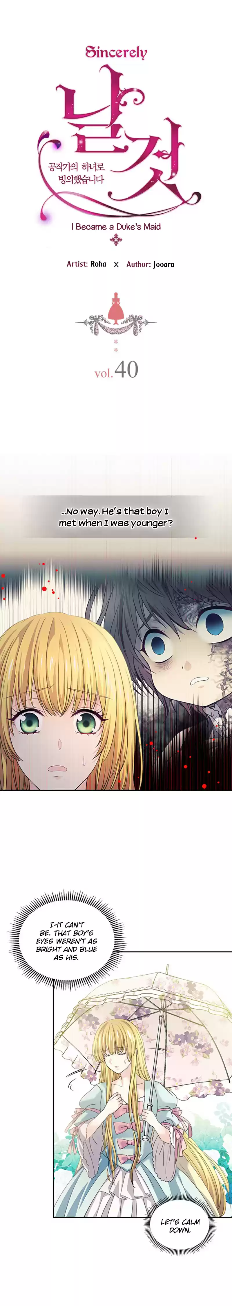 Sincerely: I Became a Duke's Maid Ch. 40