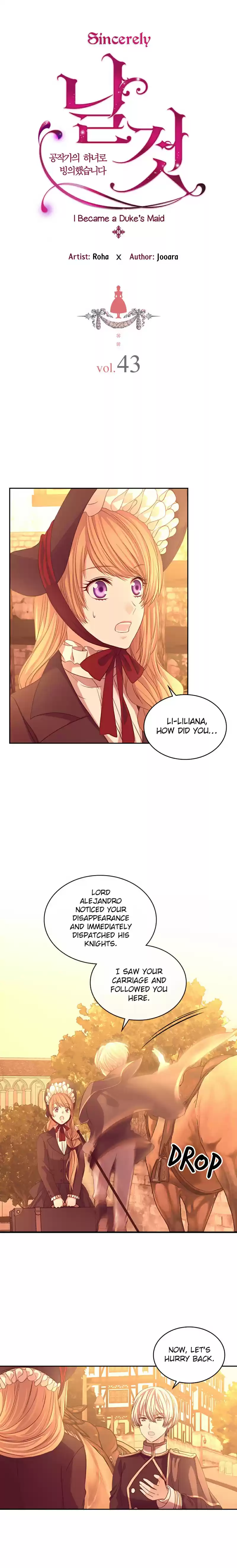 Sincerely: I Became a Duke's Maid Ch. 43