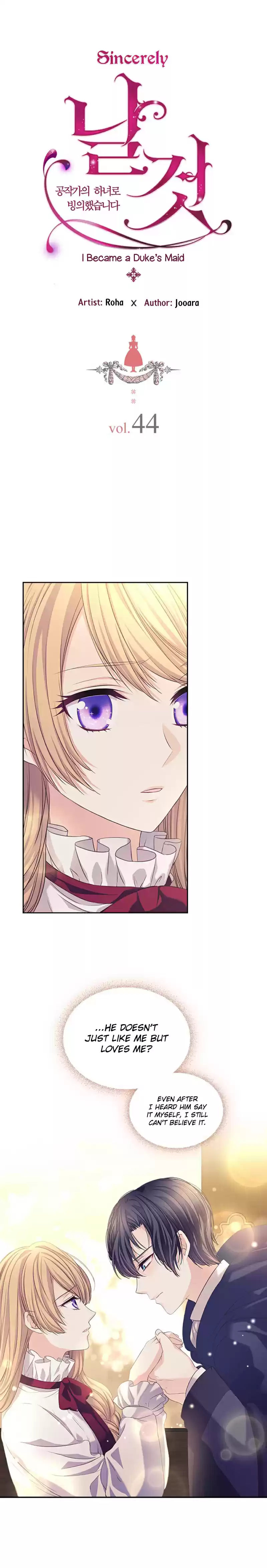 Sincerely: I Became a Duke's Maid Ch. 44