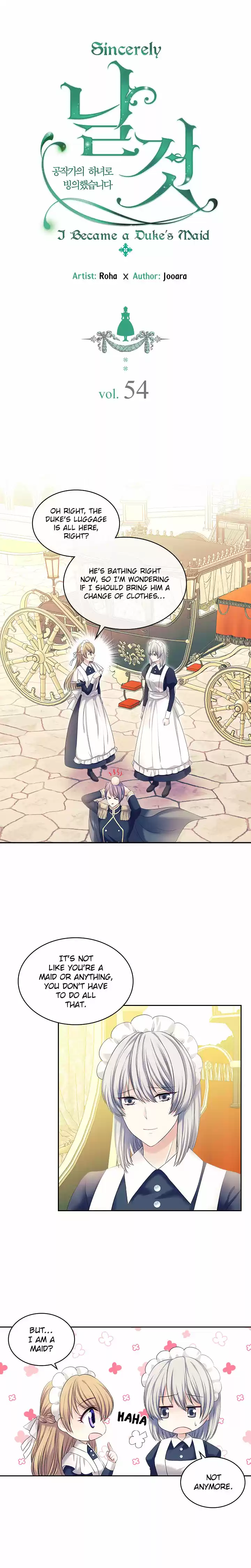 Sincerely: I Became a Duke's Maid Ch. 54