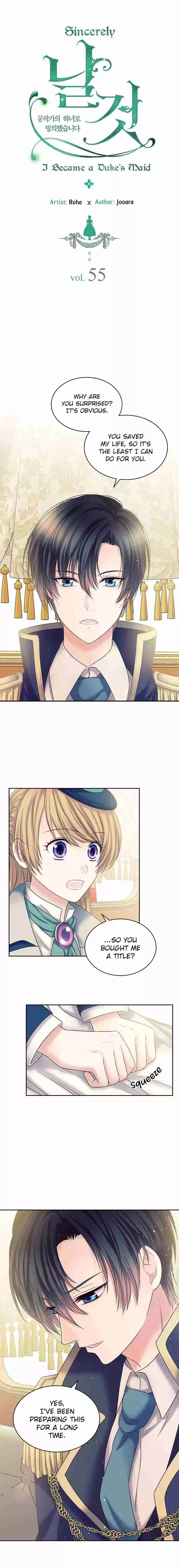 Sincerely: I Became a Duke's Maid Ch. 55