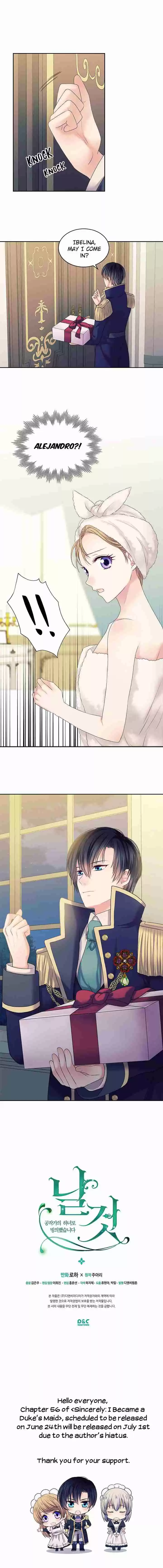 Sincerely: I Became a Duke's Maid Ch. 55