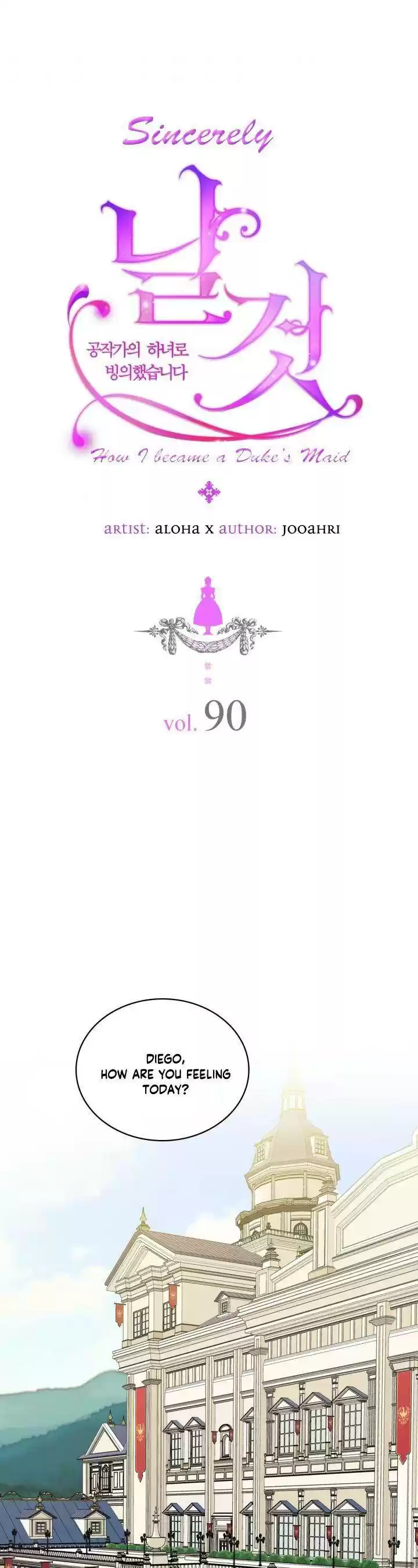 Sincerely: I Became A Duke's Maid Chapter 90