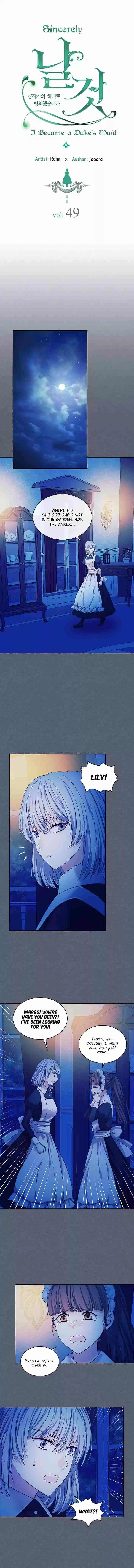 Sincerely: I Became a Duke's Maid Vol. 2 Ch. 49