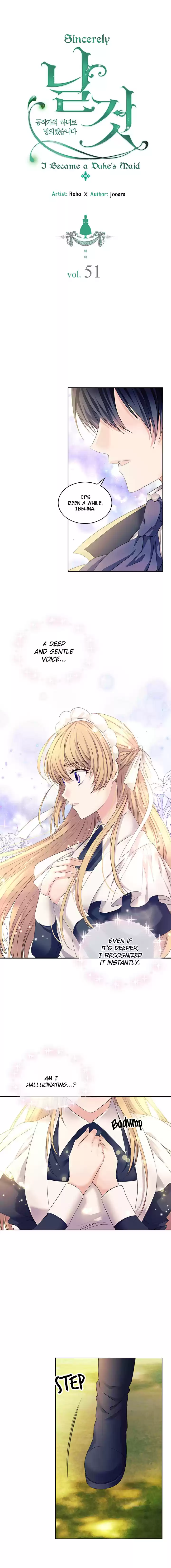 Sincerely: I Became a Duke's Maid Vol. 2 Ch. 51