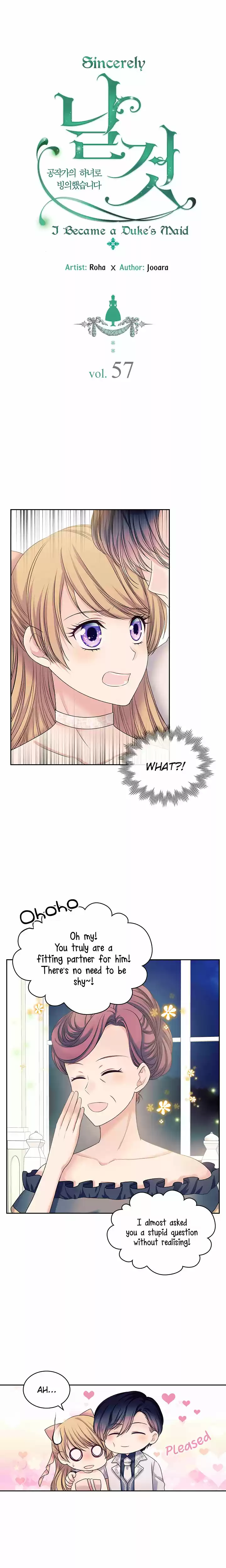 Sincerely: I Became a Duke's Maid Vol. 2 Ch. 57