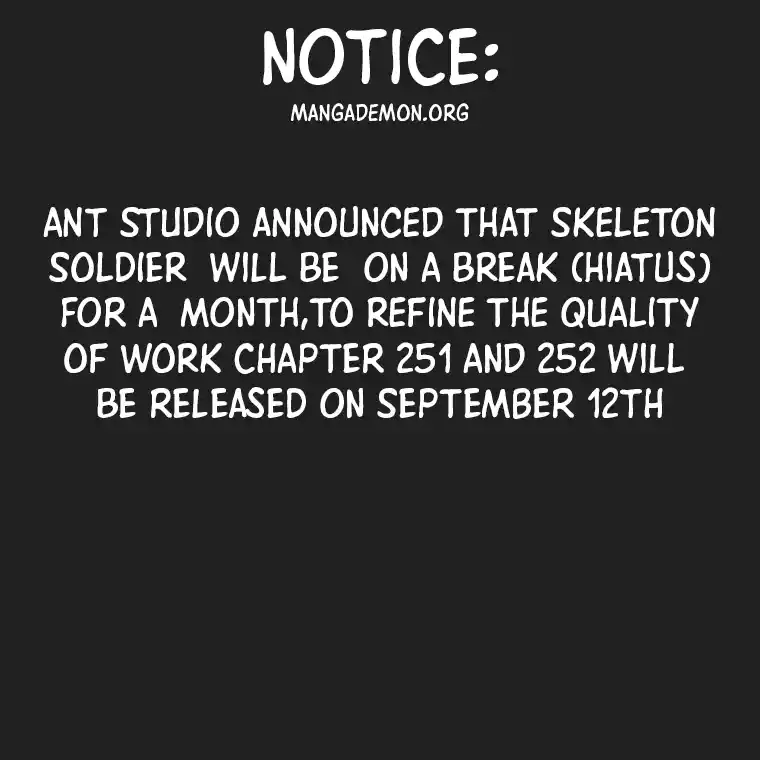 Skeleton Soldier Chapter 250.5