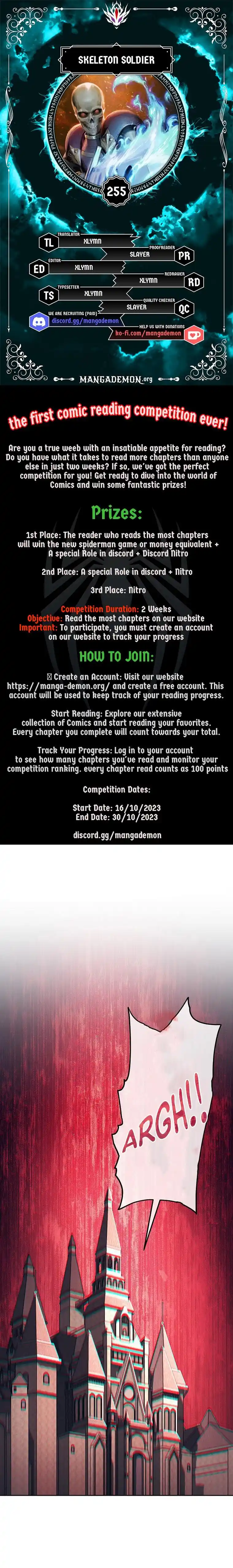 Skeleton Soldier Chapter 255