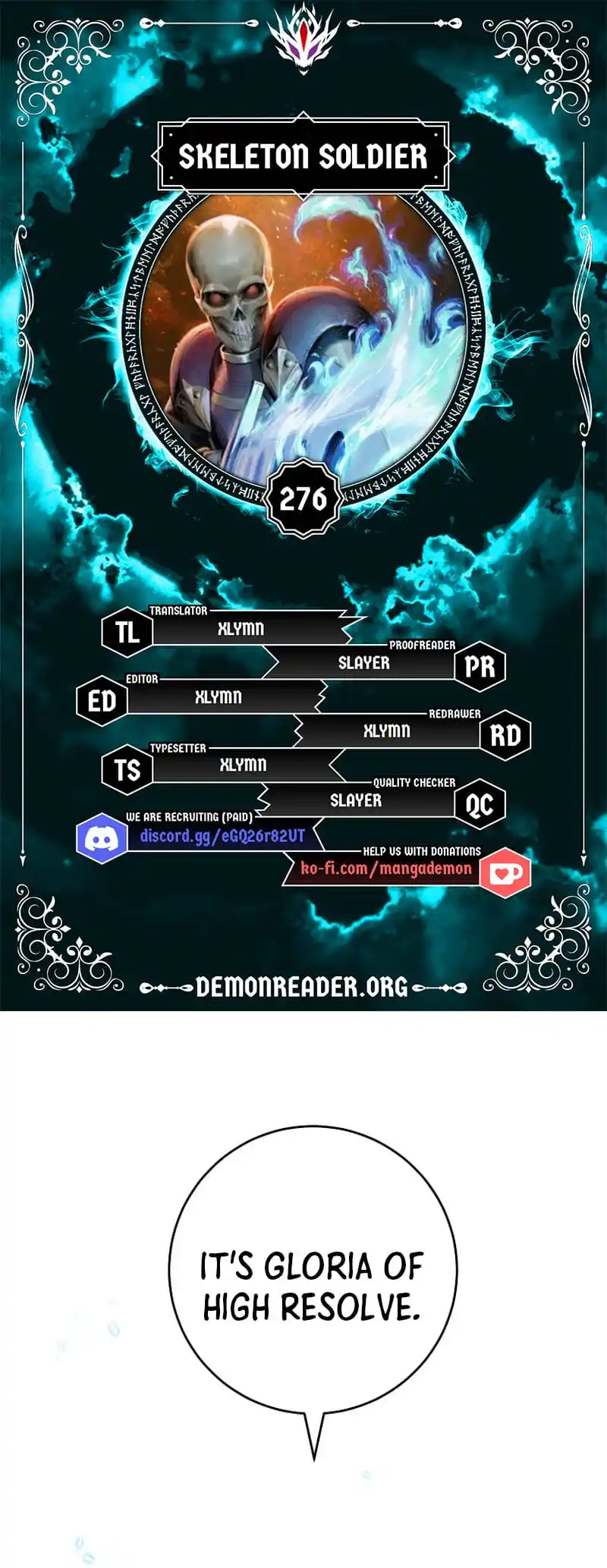Skeleton Soldier Chapter 276
