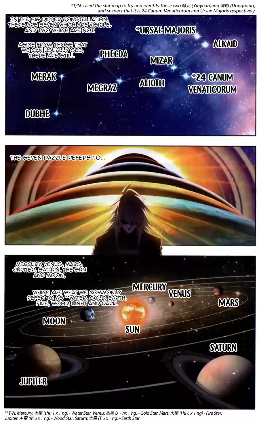 Soul Land Ch. 262 The Seven Dazzle of the Nine Stars