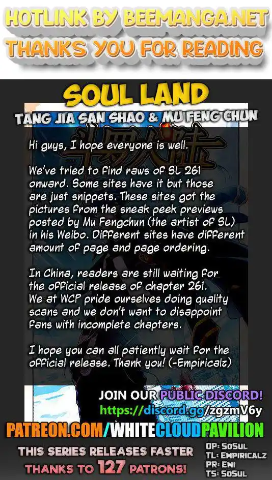 Soul Land ( Douluo Dalu ) Chapter 261