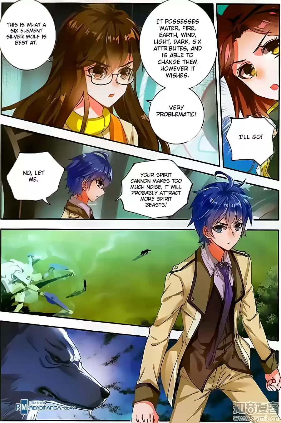 Soul Land II The Peerless Tang Sect Ch. 125 Elemental Silver Wolf