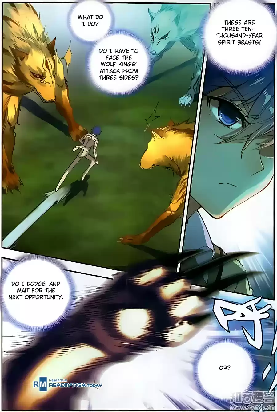 Soul Land II The Peerless Tang Sect Ch. 126 Silver Moon Wolf King