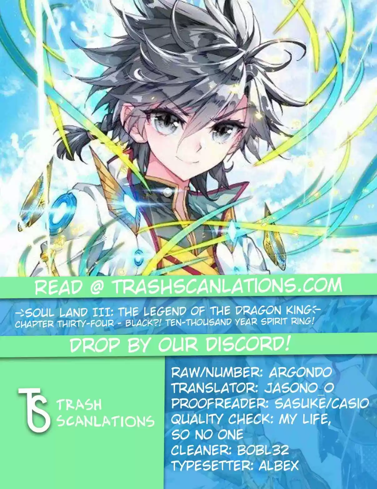 Soul Land III The Legend of the Dragon King Ch. 34 Black?! Ten Thousand Year Spirit Ring!