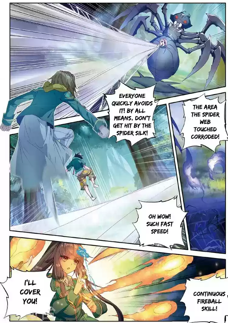 Soul Land III The Legend of the Dragon King Ch. 57 Team Battle With The Man Faced Demon Spider