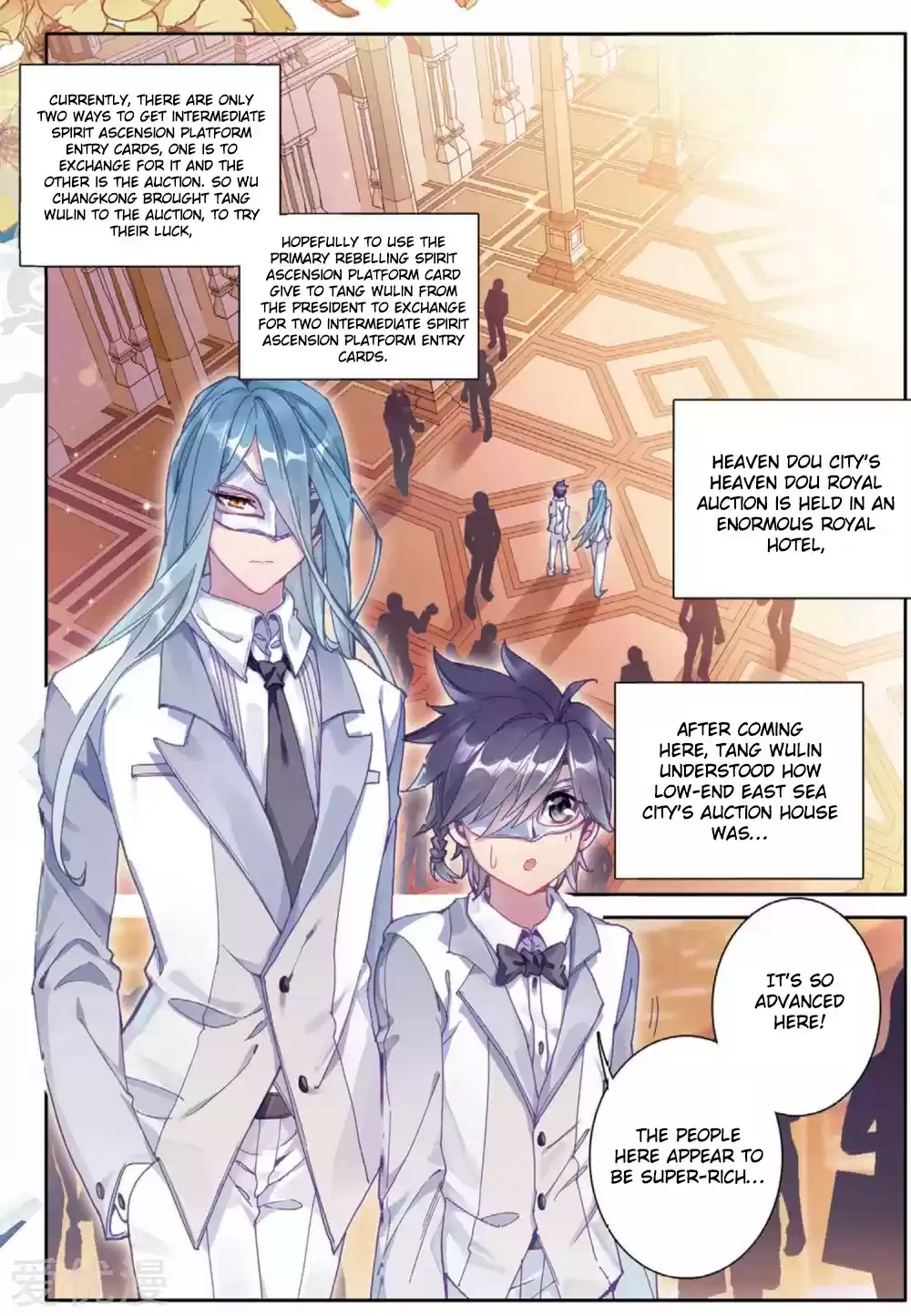 Soul Land III The Legend of the Dragon King Ch. 79 Intermediate Spirit Ascension Platform