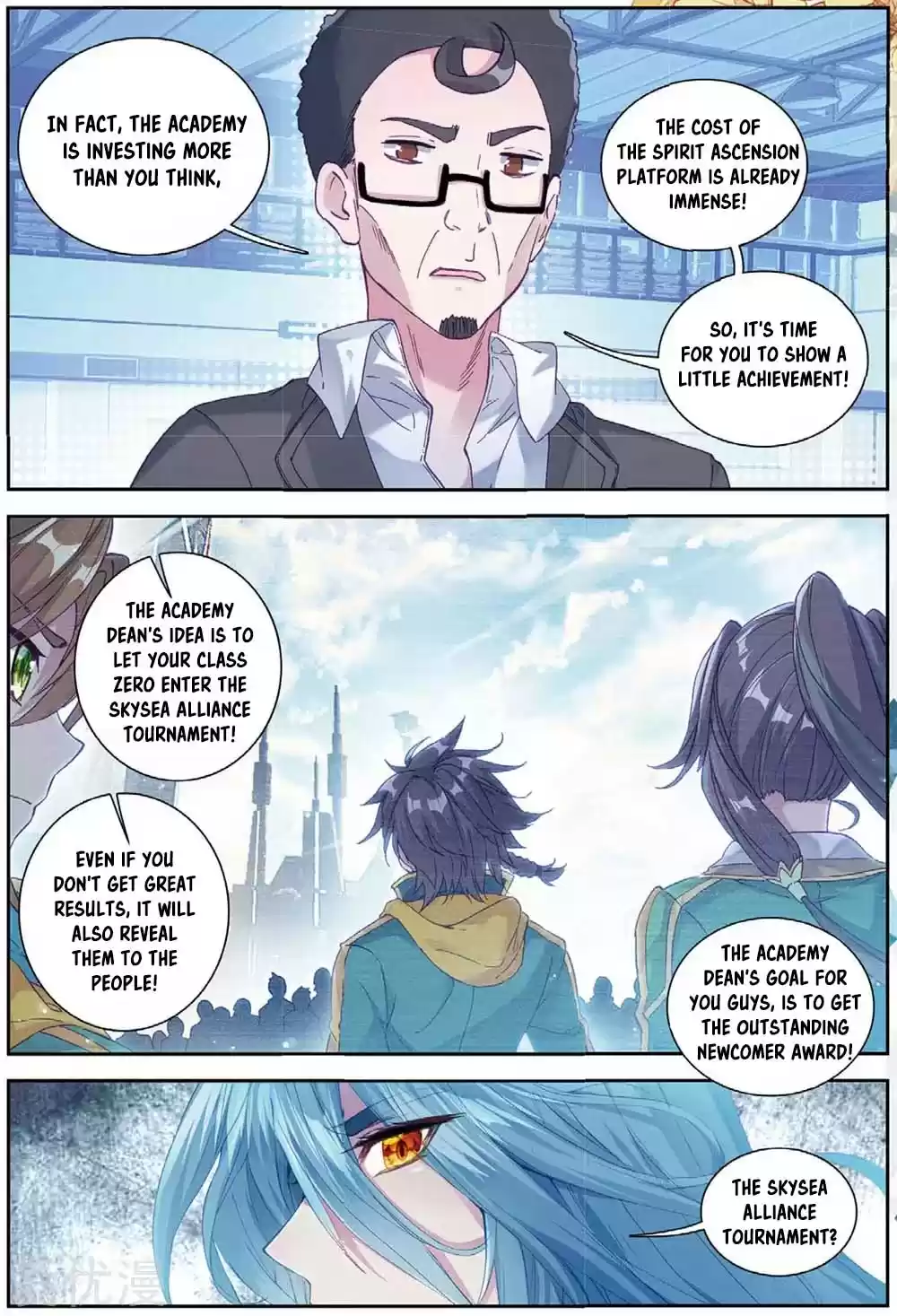 Soul Land III The Legend of the Dragon King Ch. 95 Welcome In Joining Class Zero