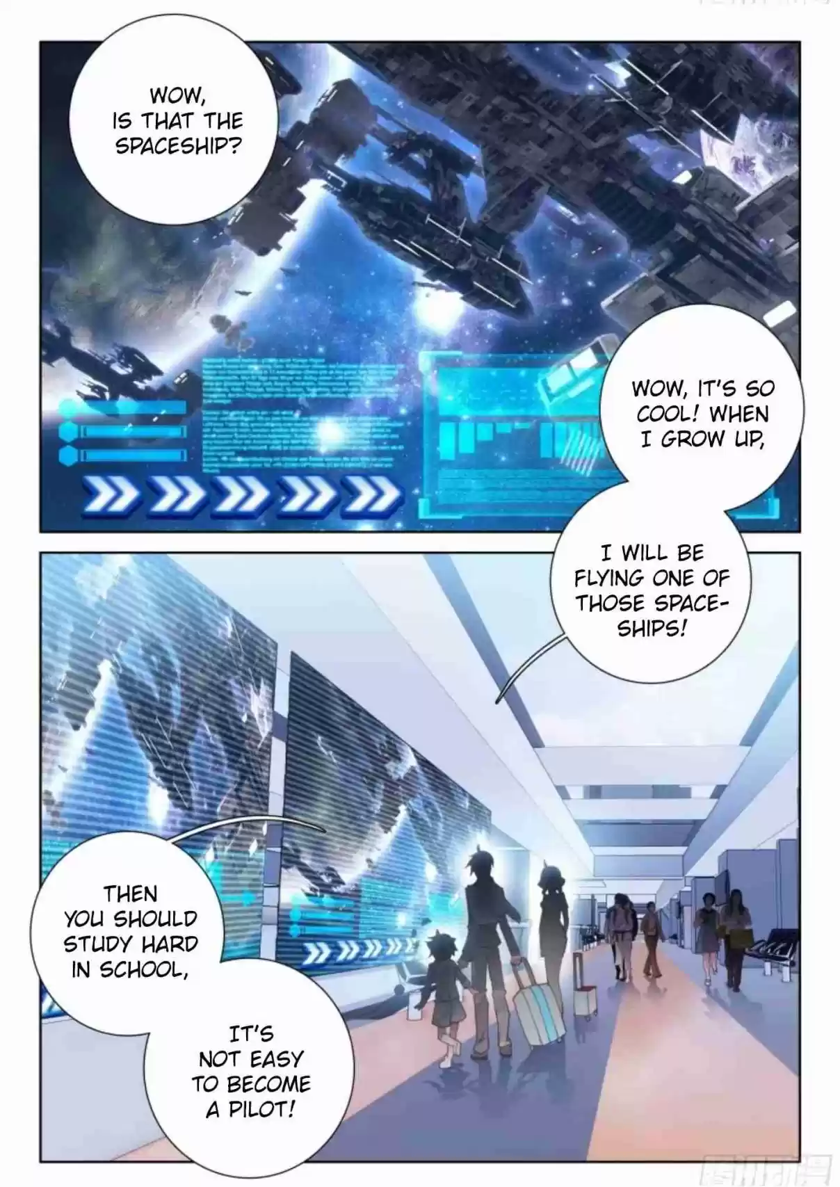 Soul Land IV The Ultimate Combat Vol. 1 Ch. 13.0 Aboard The Spaceship