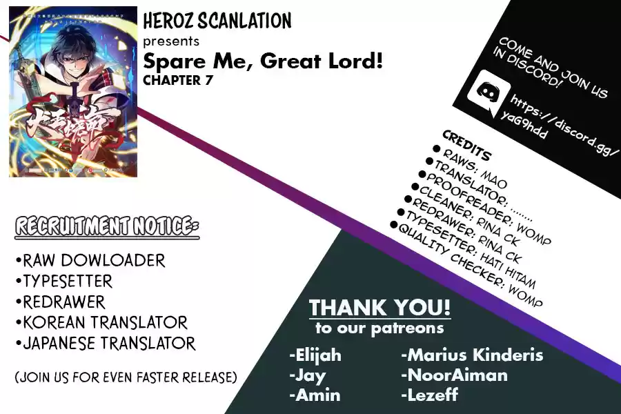 Spare Me, Great Lord! Ch. 7 Mysterious Foundation