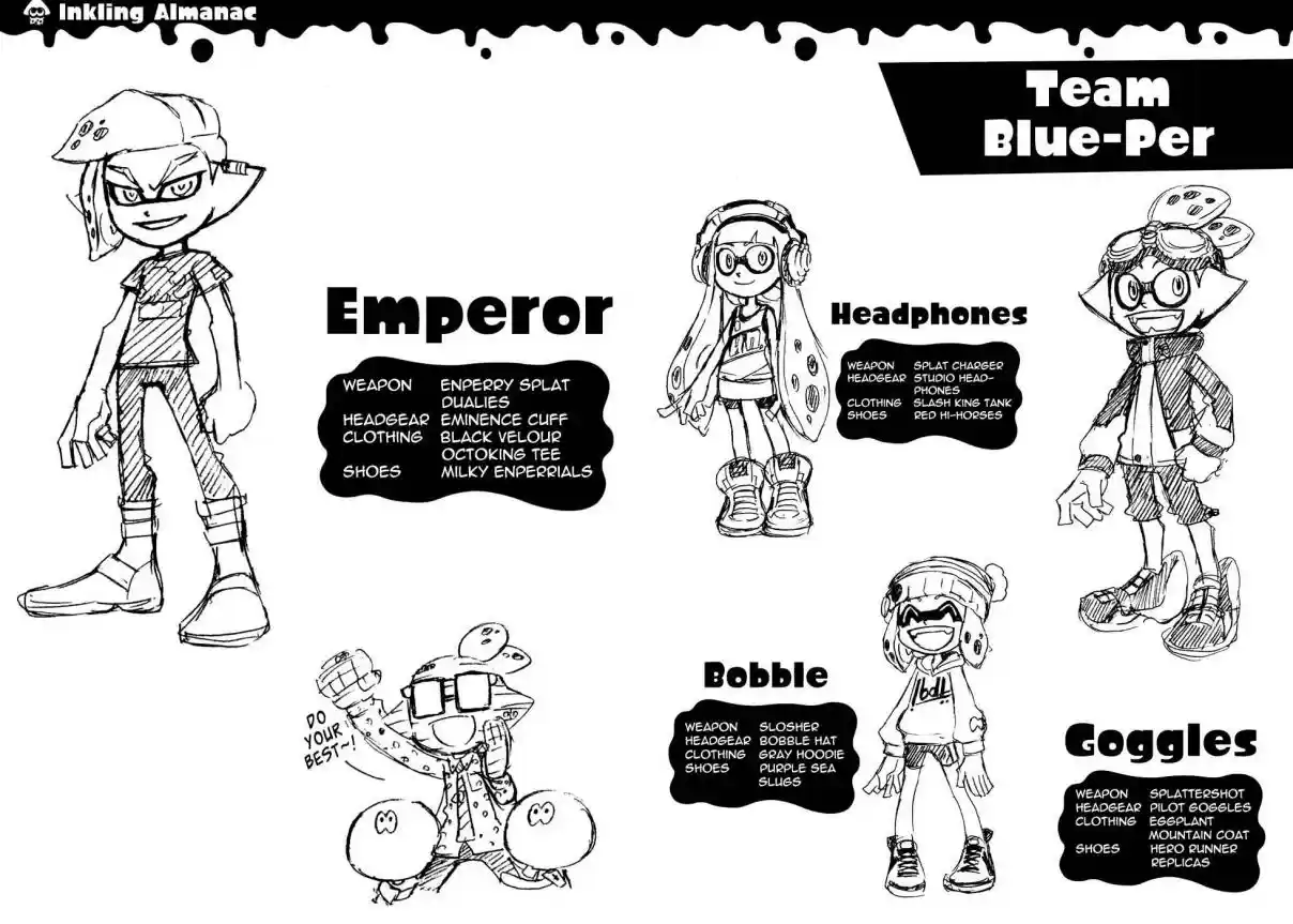 Splatoon Vol. 9 Ch. 35.6 Inkling Almanac