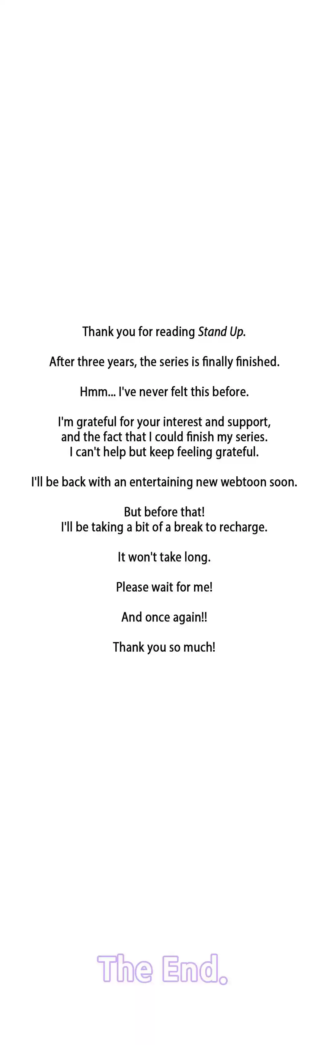 Stand Up! Chapter 153 [End]