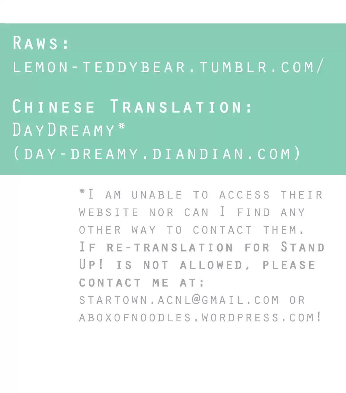 Stand Up! Vol. 3 Ch. 13