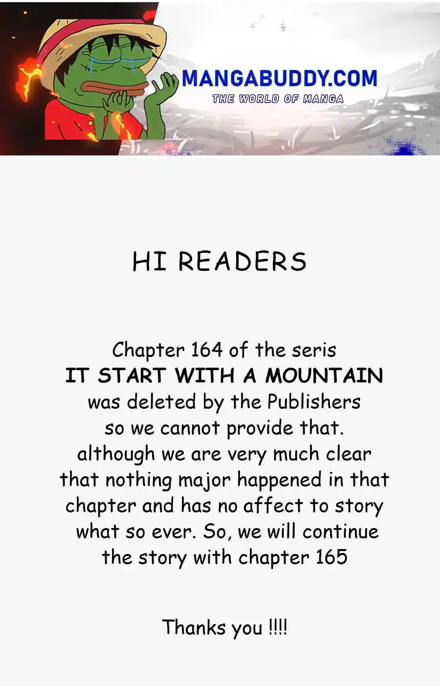 Start A Mountain Chapter 164