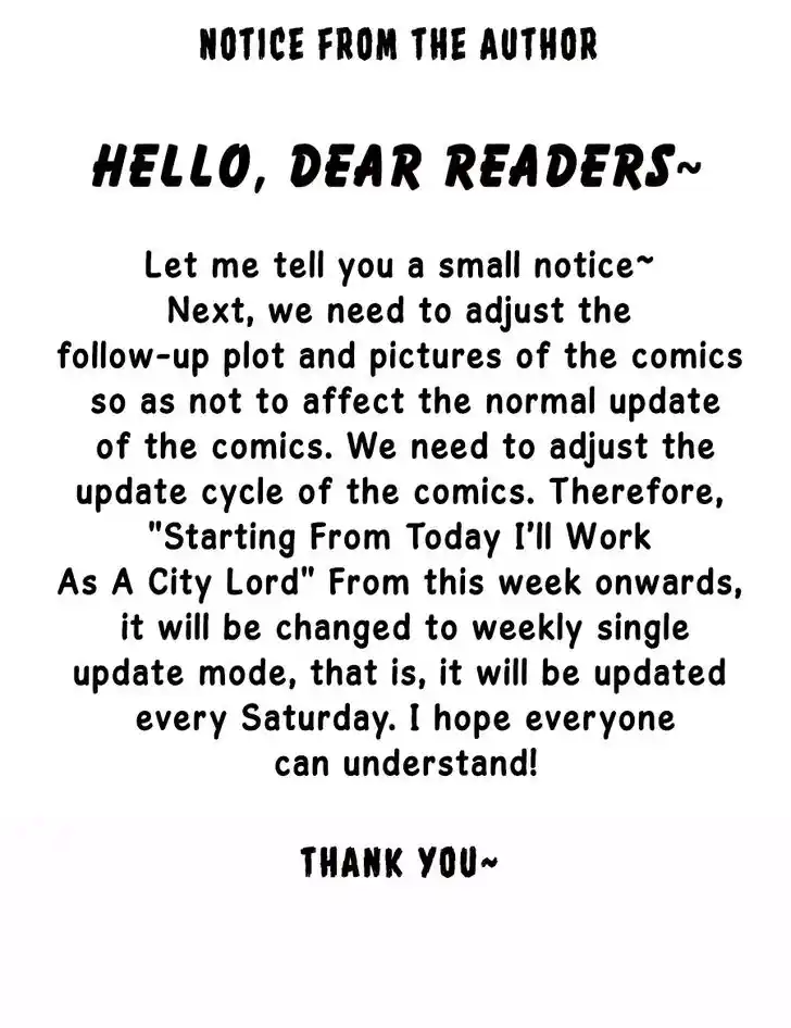 Starting from Today I'll Work as a City Lord Ch.444.5