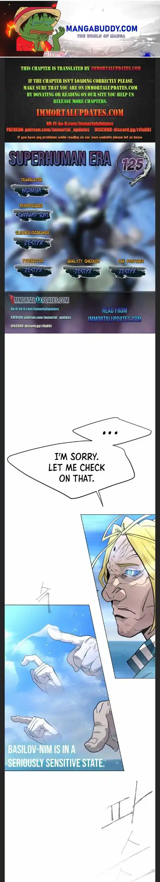 Superhuman Era Chapter 125