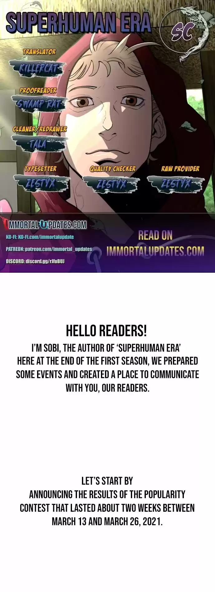 Superhuman Era Chapter 90.5