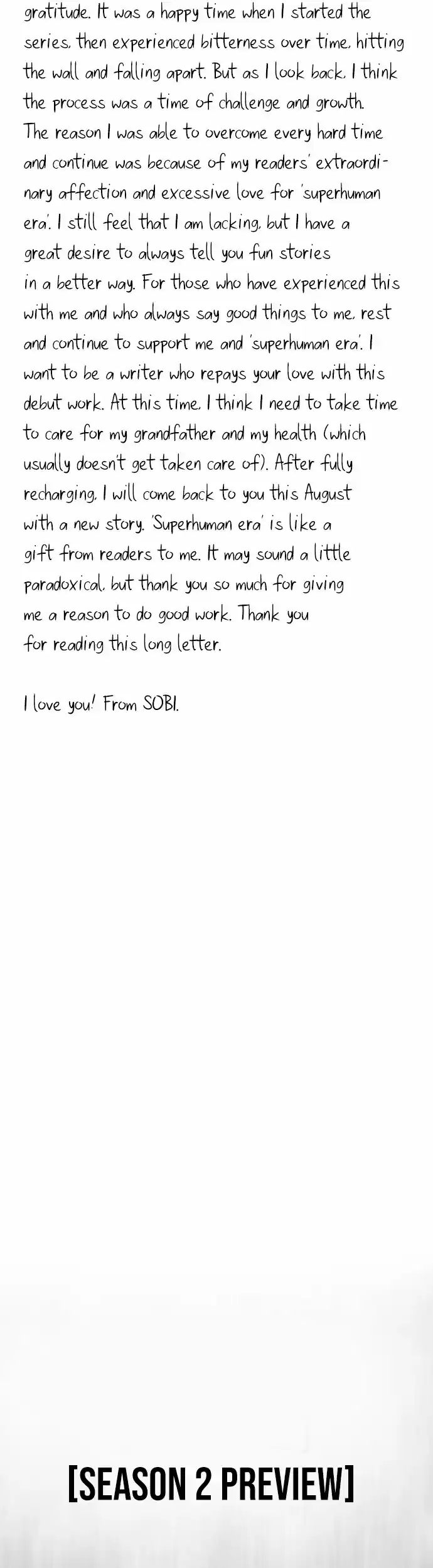 Superhuman Era Chapter 90.5